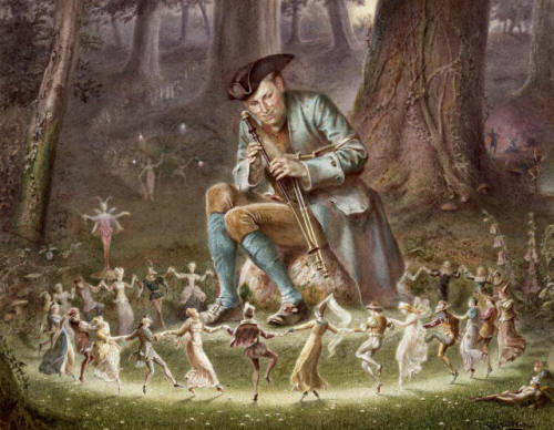 Piper encircled by fey