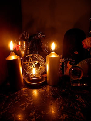 Wiccan altar