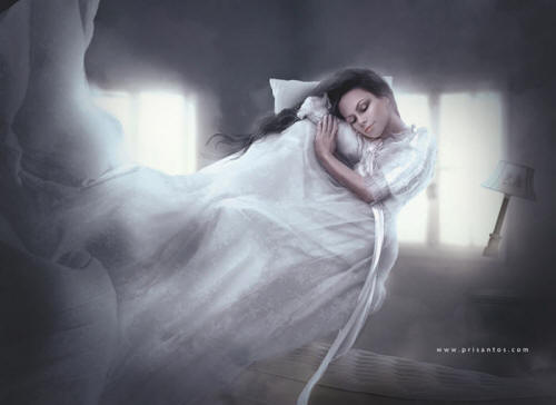 sleeping girl