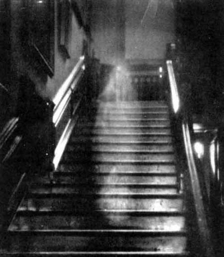 ghost on stairs