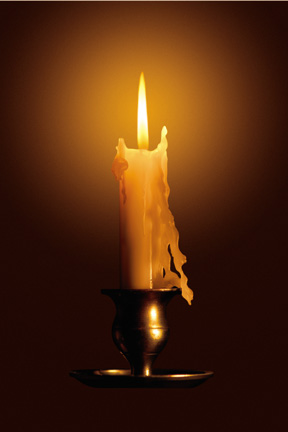 white candle